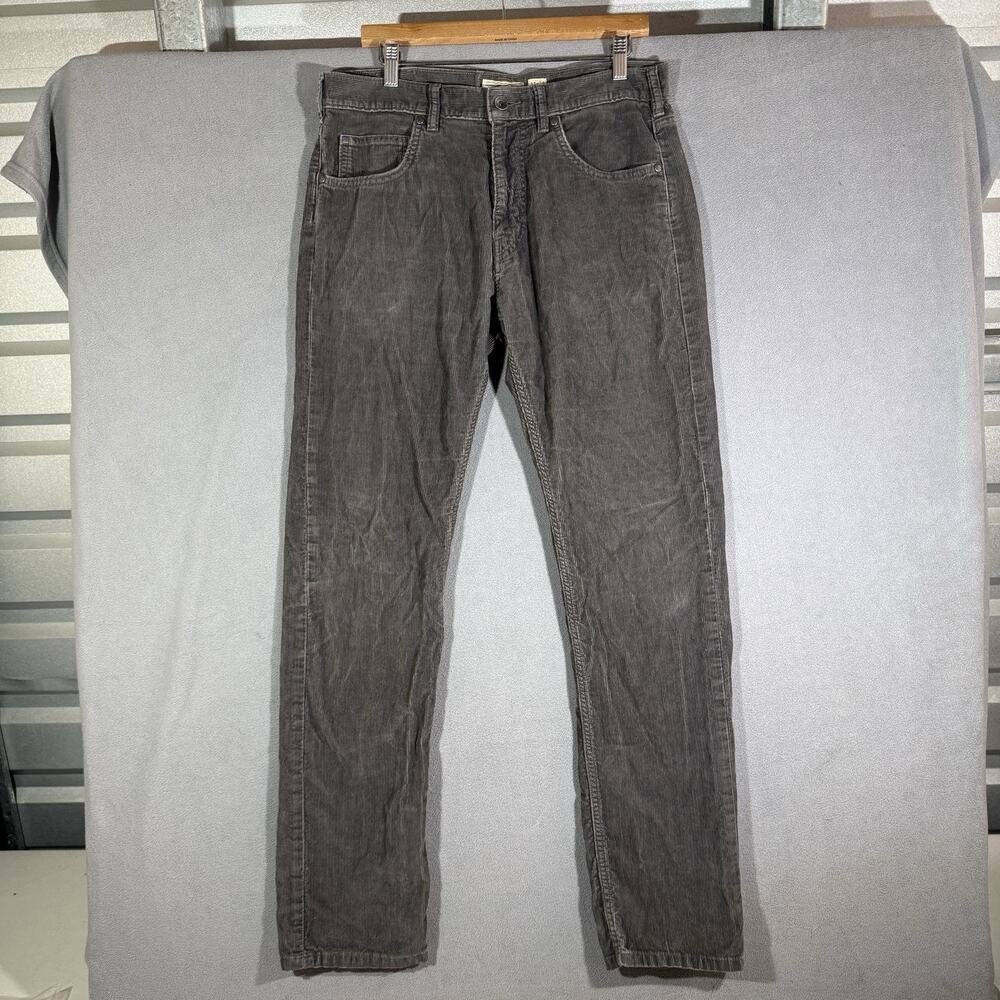 Patagonia Pants 32x32 Gray Cords Straight Iron Clad Corduroy Organic Cotton